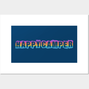 Happy camper rainbow Posters and Art